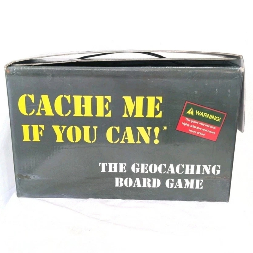Cache Me If You Can Geocaching Game DPH Games 2-4 Players Age 10+ Complete